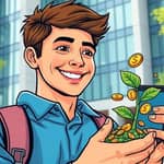 Conta universitária com investimento automático