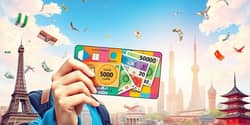 Conta multimoeda para viagens internacionais