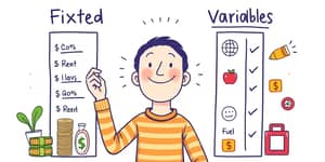 Separe despesas fixas das variáveis para visualizar oportunidades