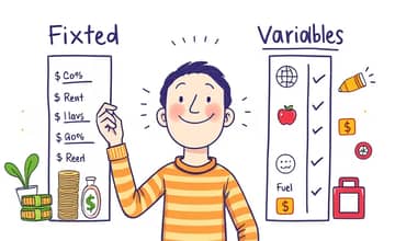 Separe despesas fixas das variáveis para visualizar oportunidades