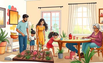 Inclua metas conjuntas para projetos em família
