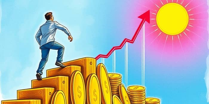 Divida grandes objetivos financeiros em etapas menores