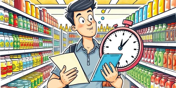 Evite compras por impulso com listas e prazos definidos