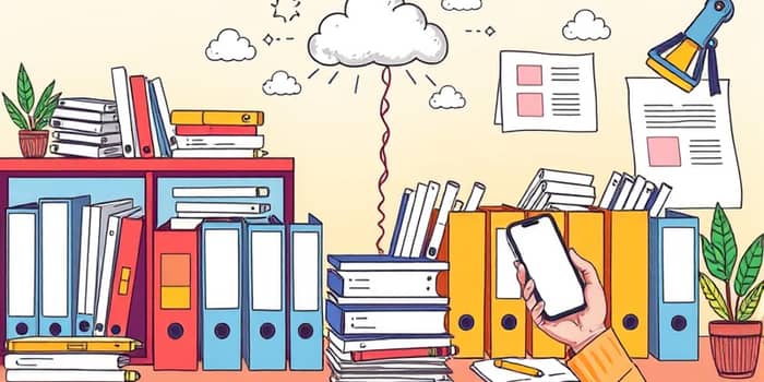 Mantenha documentos e comprovantes organizados