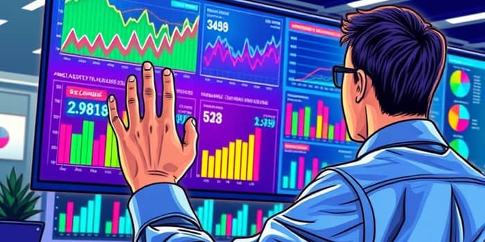 Use gráficos para acompanhar o progresso financeiro