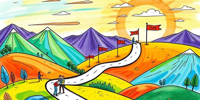 Inclua objetivos de médio prazo no planejamento